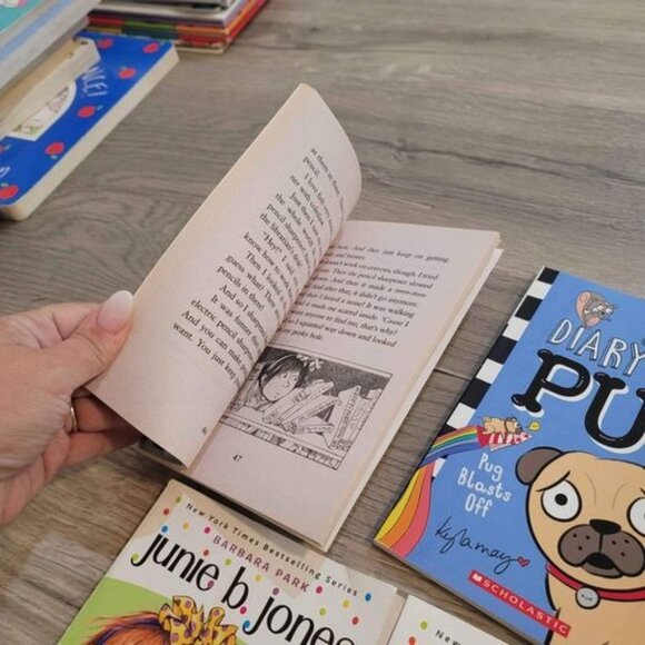 books. lot of 6 books. maybe 2, 3rd of 4th grade level depending on the kid. jun - Picture 5 of 5